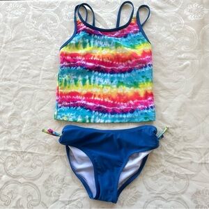 Cat & Jack Colorful Tie-Dye Bikini Set